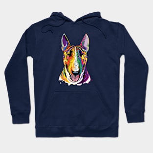 Bull Terrier Dog Stencil Hoodie